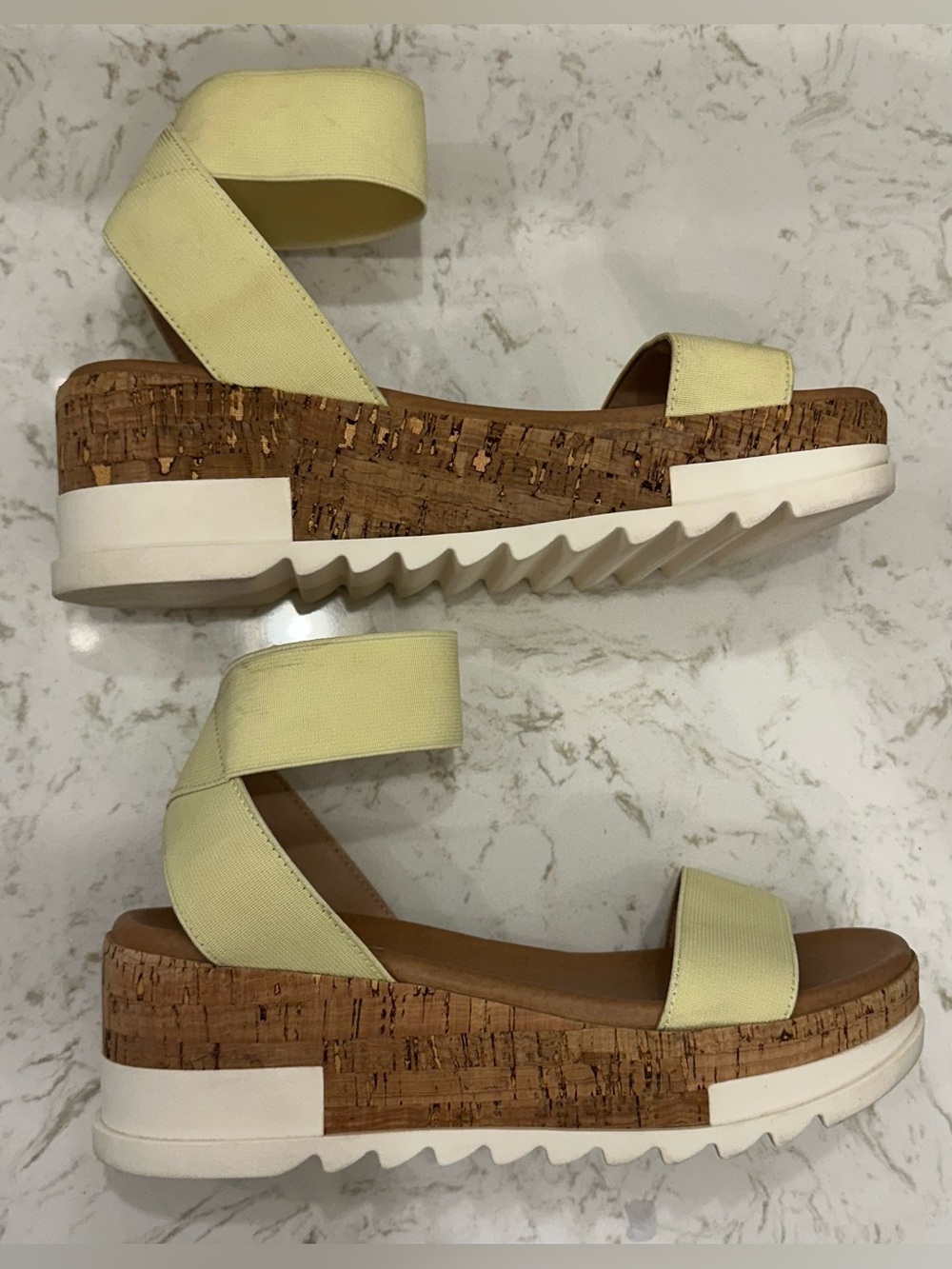 Steve Madden Elba Wedge Sandal 7 - Picture 4 of 9